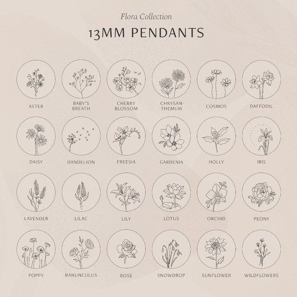 Holly December Birth Flower Cute Engraved Necklace - Picture 8 of 16